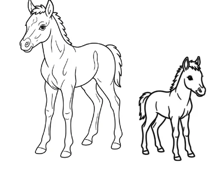 desenhos de cavalos para colorir e imprimir para imprimir e colorir - imagem 5